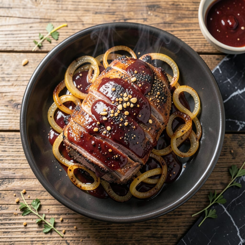 Pork Sirloin Tip Roast Crock Pot Recipe BBQ: Set-It-and-Forget-It Smoky Sweetness