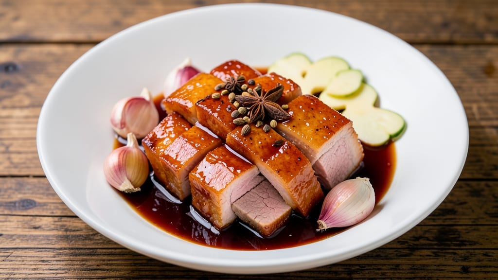 Chinese Glazed Pork Belly Recipe: Deep-Fried Crisp Meets Sticky Five-Spice Gloss
