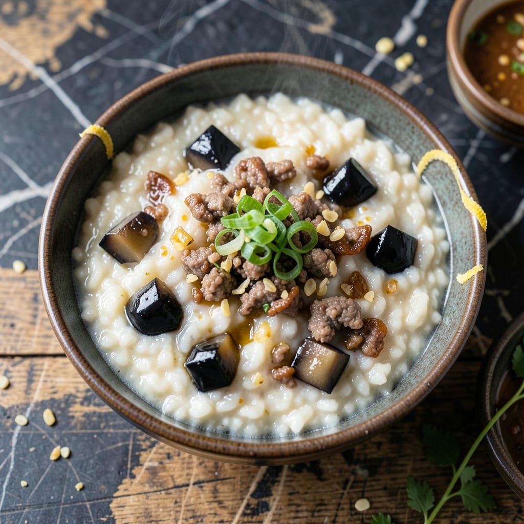 Century Egg Minced Pork Porridge Recipe: Savory Cantonese Breakfast Bowl