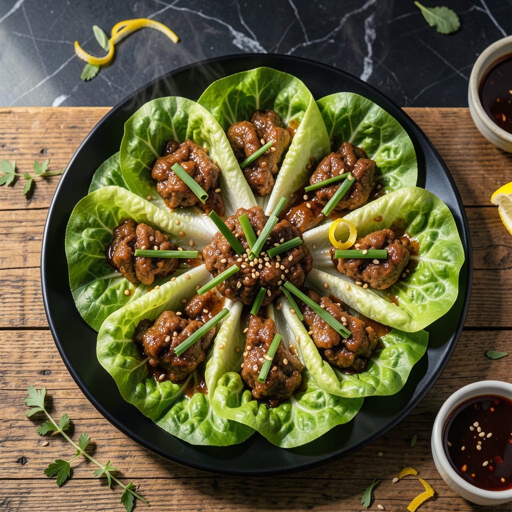Sweet Chili Pork Lettuce Wraps Recipe: Asian-Inspired Crunch and Spice