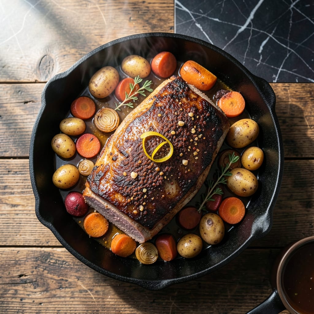 Bobby Flay's Pork Loin Roast Recipe: Coffee-Rubbed Crispy Exterior