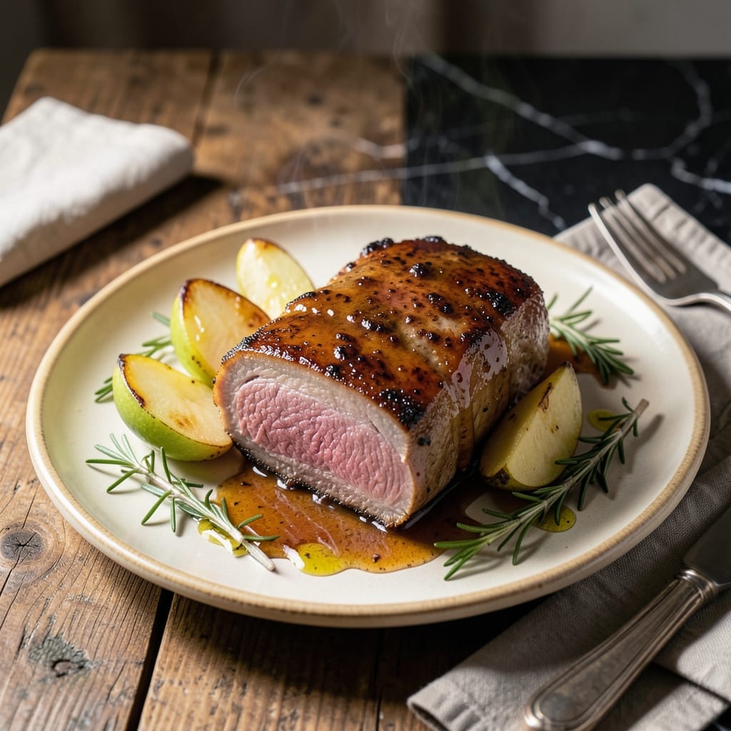 Apple Glazed Pork Roast Recipe: Sweet and Savory Slow-Cooked Tenderloin