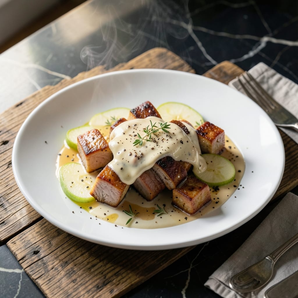 Creamy Pork And Apple Recipe: Sweet And Savory Autumn Harmony