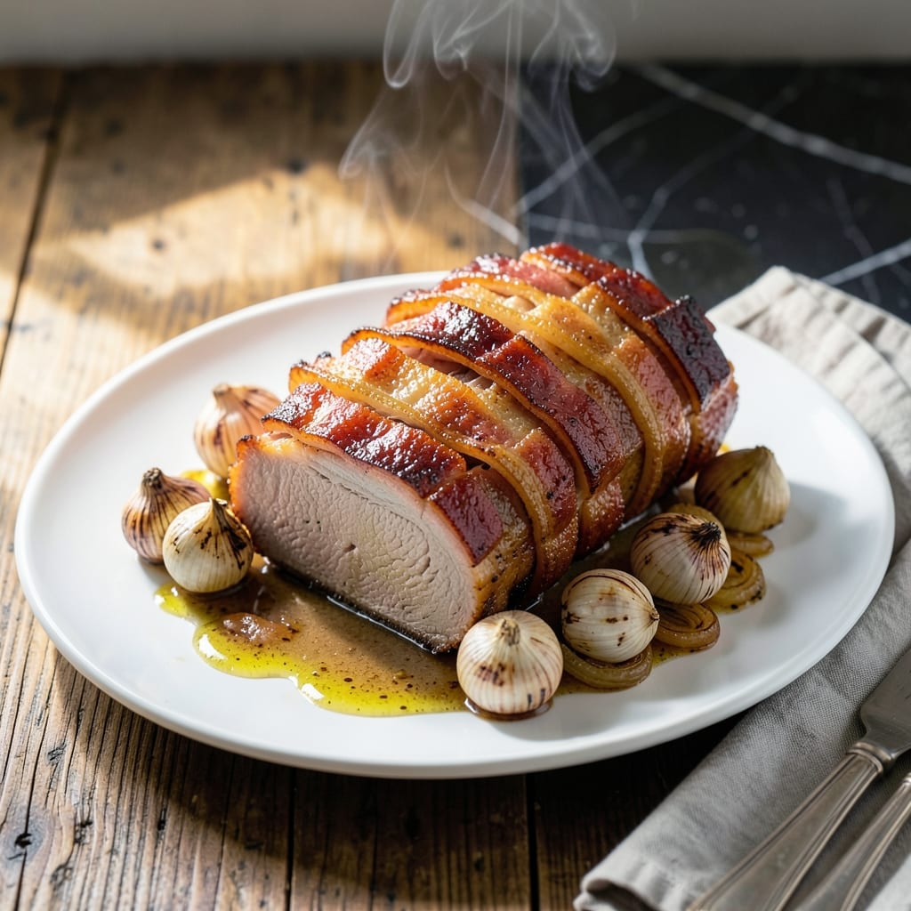 Bacon Wrapped Pork Tenderloin Slow Cooker Recipe: Hands-Off Savory Indulgence