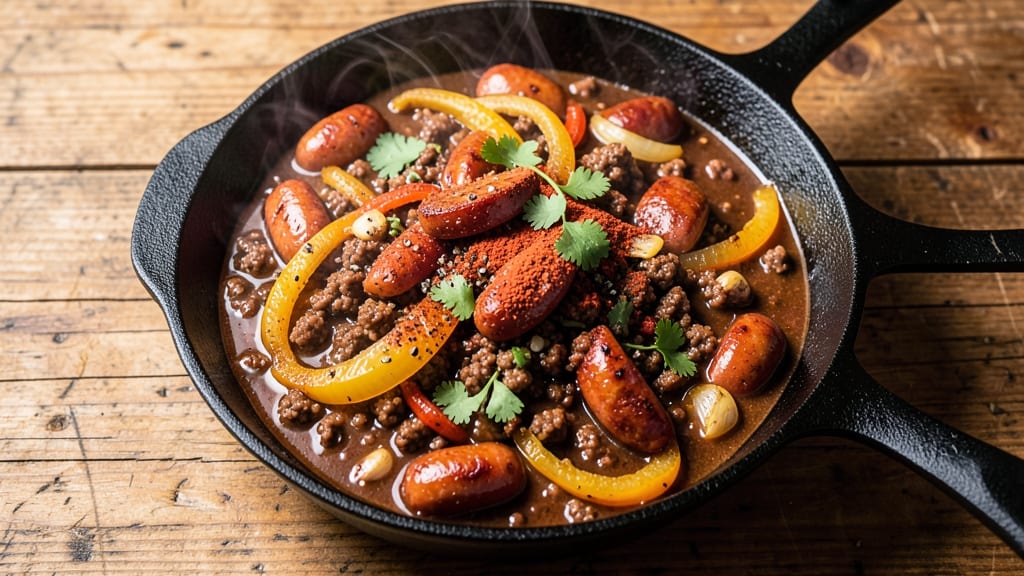 Chili Recipe With Ground Beef and Pork Sausage: Deep, Smoky Flavor That Builds All Night