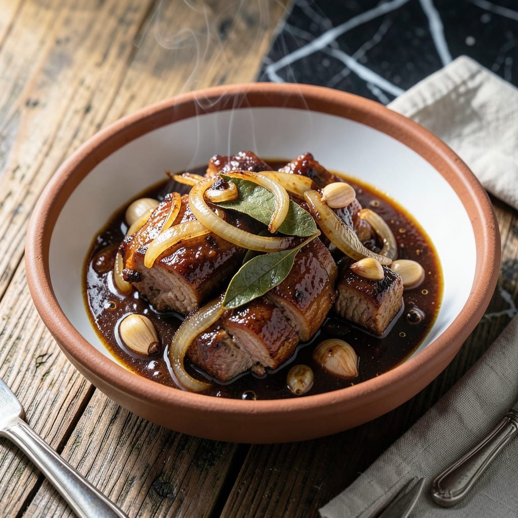 Sweet And Spicy Pork Adobo Recipe: Filipino-Style Tangy Heat
