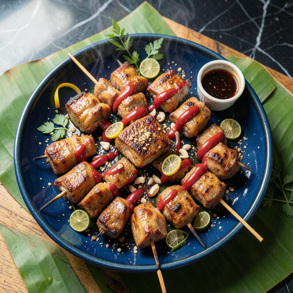 Pork Barbecue Filipino Cooking Style Recipe: Adobo-Glazed Grilled Perfection