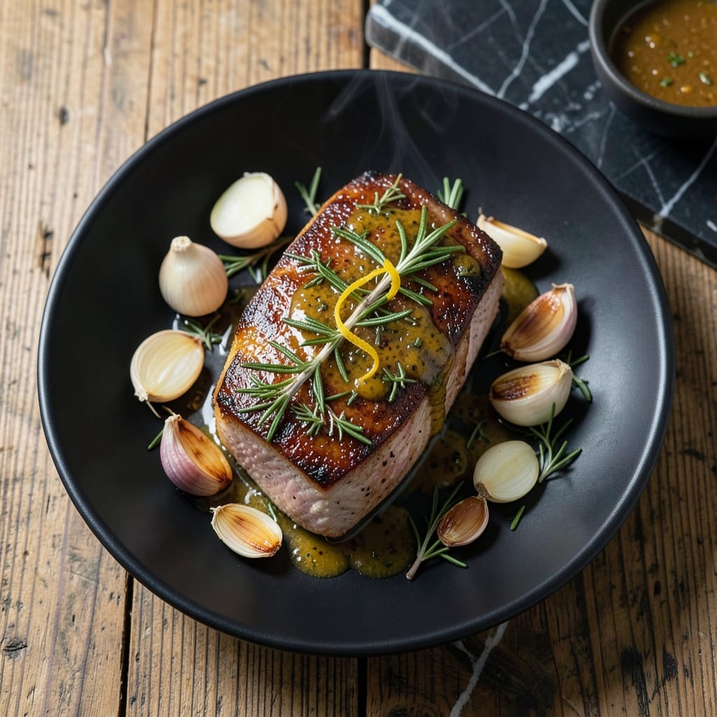 Recipe for Cooking Pork Fillet: Tender Medallions With Herb-Infused Crust
