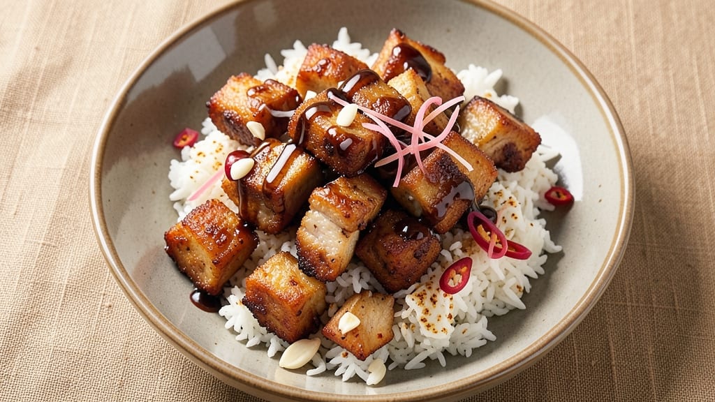 Crispy Pork And Rice Recipe: Wok-Seared Crunch With Fragrant Five-Spice Rice