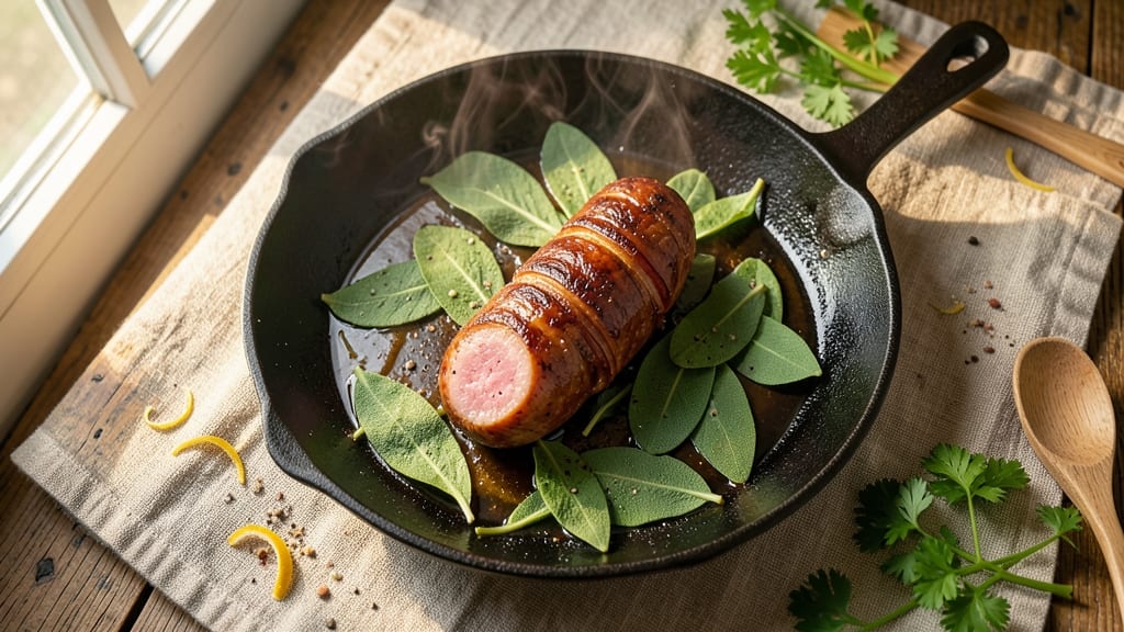 British Pork Sausages Recipe: Crispy Panatella With Herby Stuffing