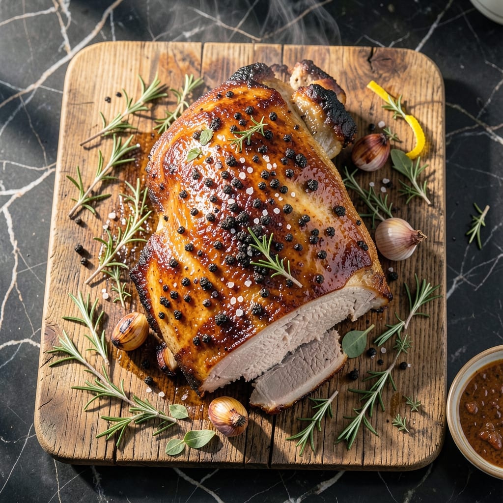 Pork Hog Roast Recipe: Crispy Crackling with Moist Meat