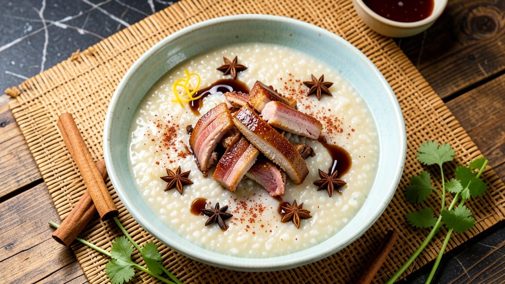 Chinese Pork Porridge Recipe: Fragrant Five-Spice Simmered Comfort