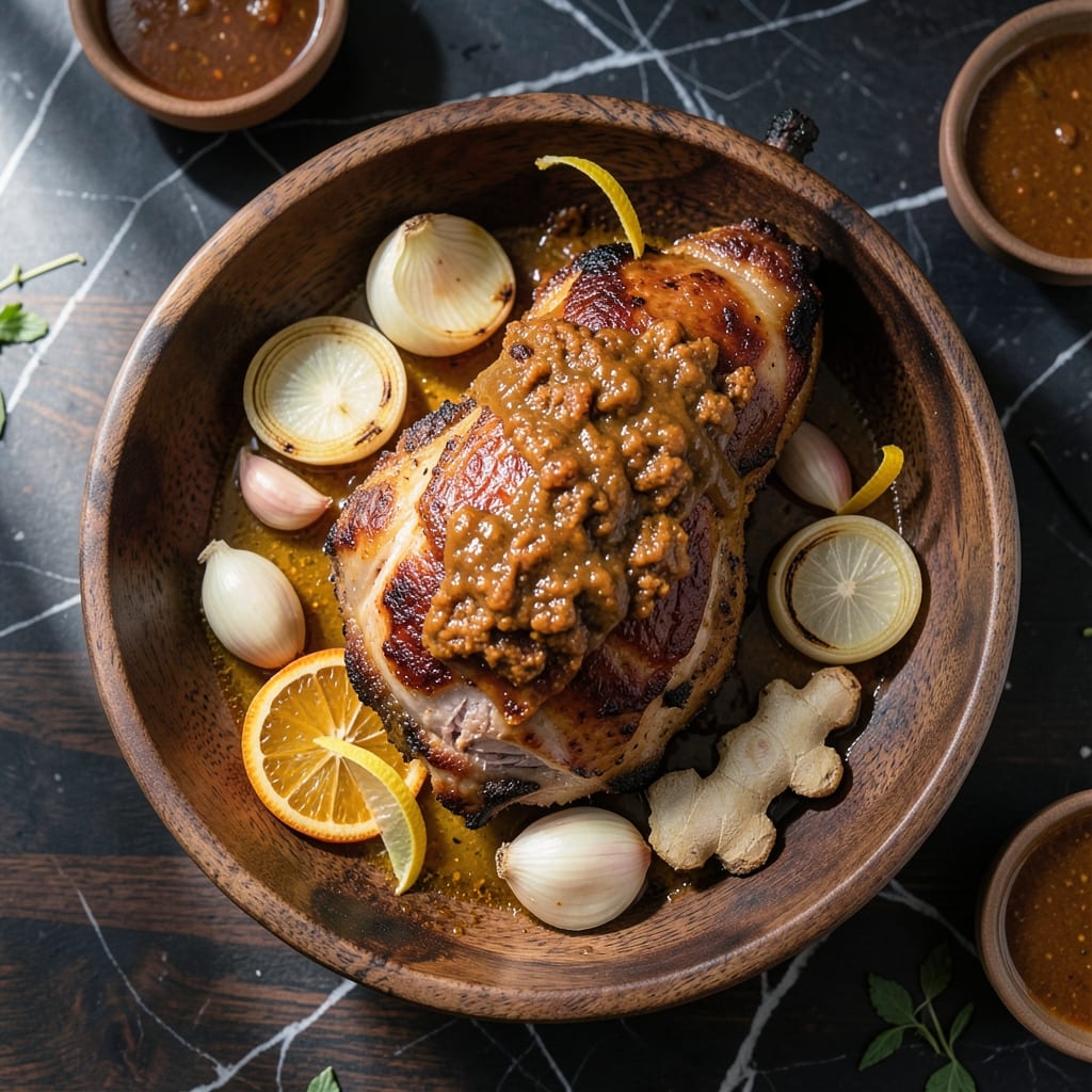 Balinese Roast Pork Recipe: Spiced Aromatic Suckling Pig Tradition