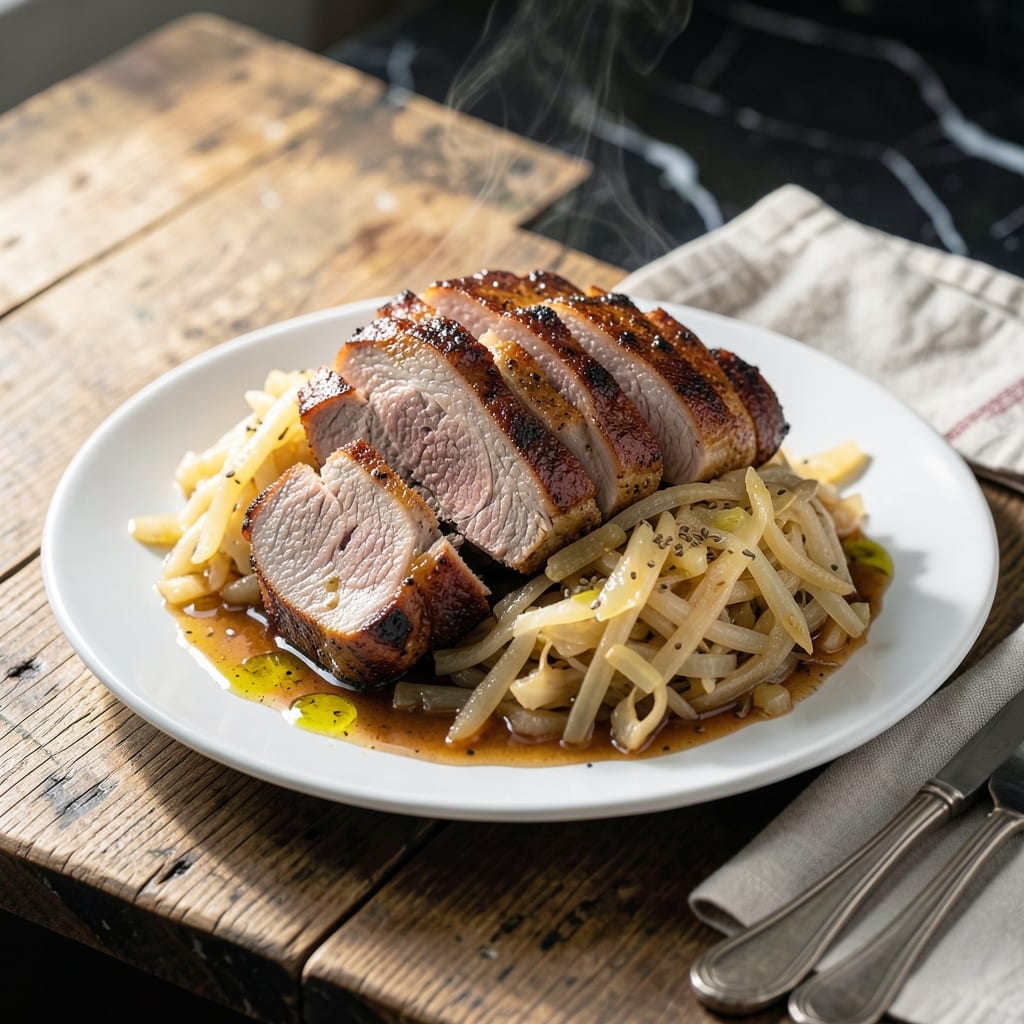 Pressure Cooker Pork Loin and Sauerkraut Recipe: German-Style One-Pot Comfort