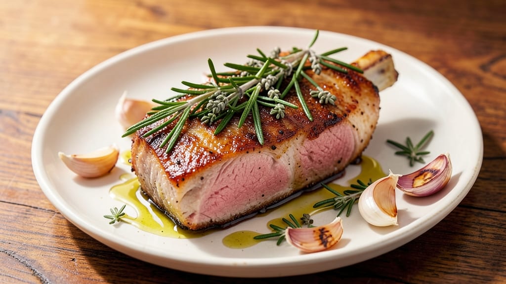 California Pork Chops Recipe: Smoky Garlic-Herb Crust With Juicy Centers