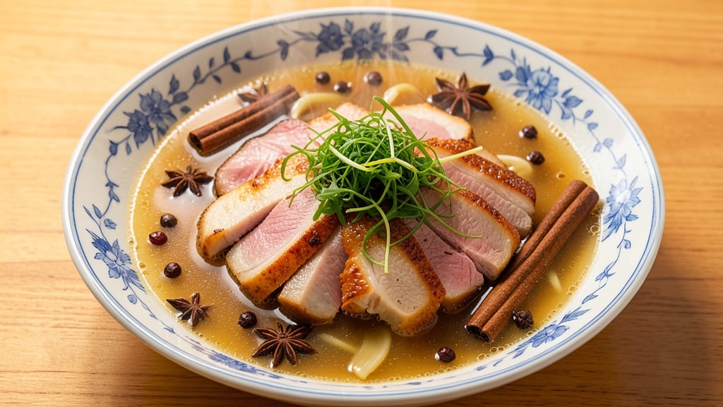 Chinese Pork and Watercress Soup Recipe: Fragrant Five-Spice Infused Cleansing Bowl