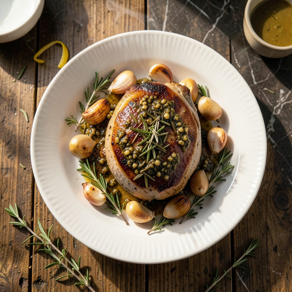 Boneless Pork Sirloin Mini Roast Recipe: Herb-Crusted and Moist