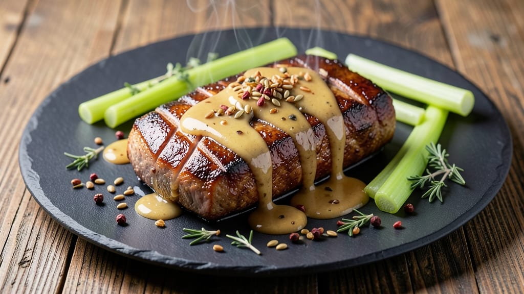 Butcherbox Pork Tenderloin Recipe: Pan-Seared with Celery Crown and Five-Spice Gloss