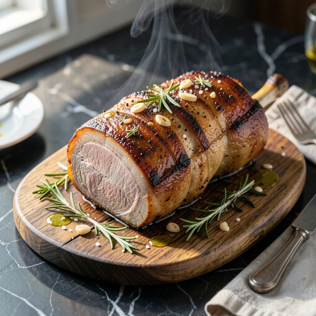 Christmas Pork Rib Roast Recipe: Garlic-Rosemary Infused Holiday Feast