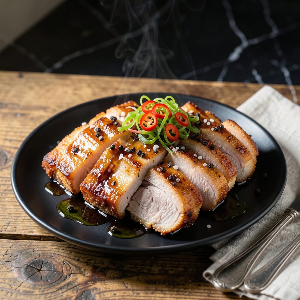 Twice Cooked Crispy Pork Belly Recipe: Layered Fat and Crunch in Every Bite