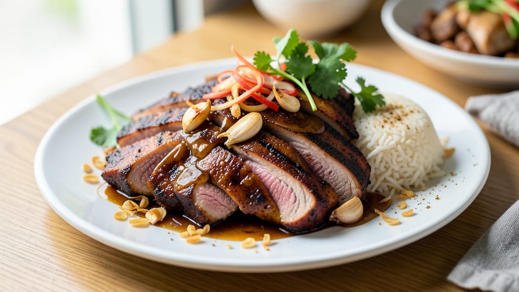Chinese Pork Asado Panlasang Pinoy Recipe: Smoky Five-Spice Crust With Celery Crown Bite