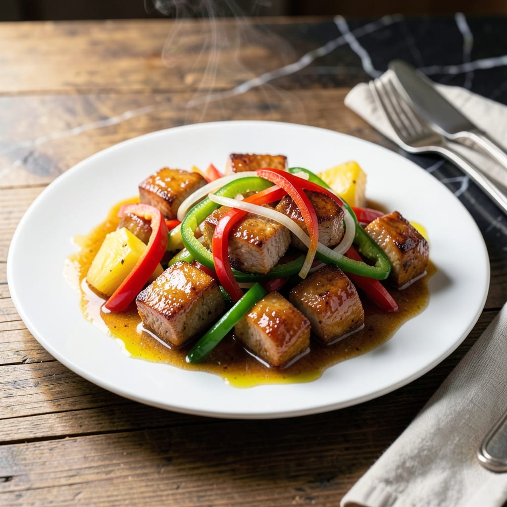 Sweet And Sour Pork Recipe No Batter: Pan-Seared Pork With Tangy Glaze