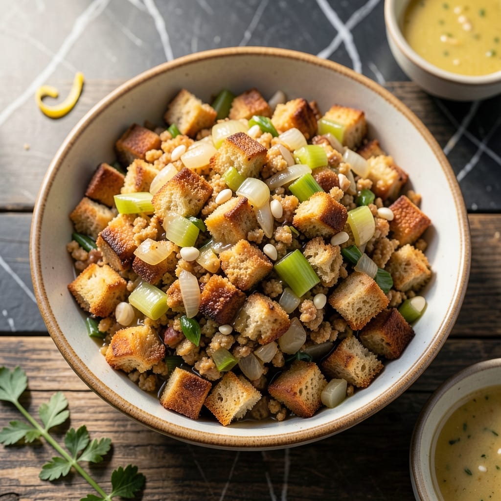 Pork-Free Stuffing Recipe: Savory Herb Blend for Holiday Feasts