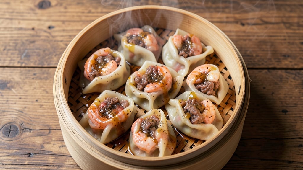Chinese Pork and Shrimp Siomai Recipe: Steamed Dumplings With Fragrant Five-Spice Filling