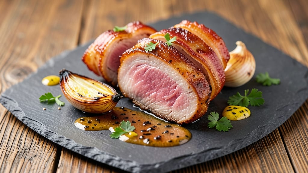 Brown Sugar Bacon-Wrapped Pork Tenderloin Recipe: Caramelized Glaze Meets Smoky Crisp