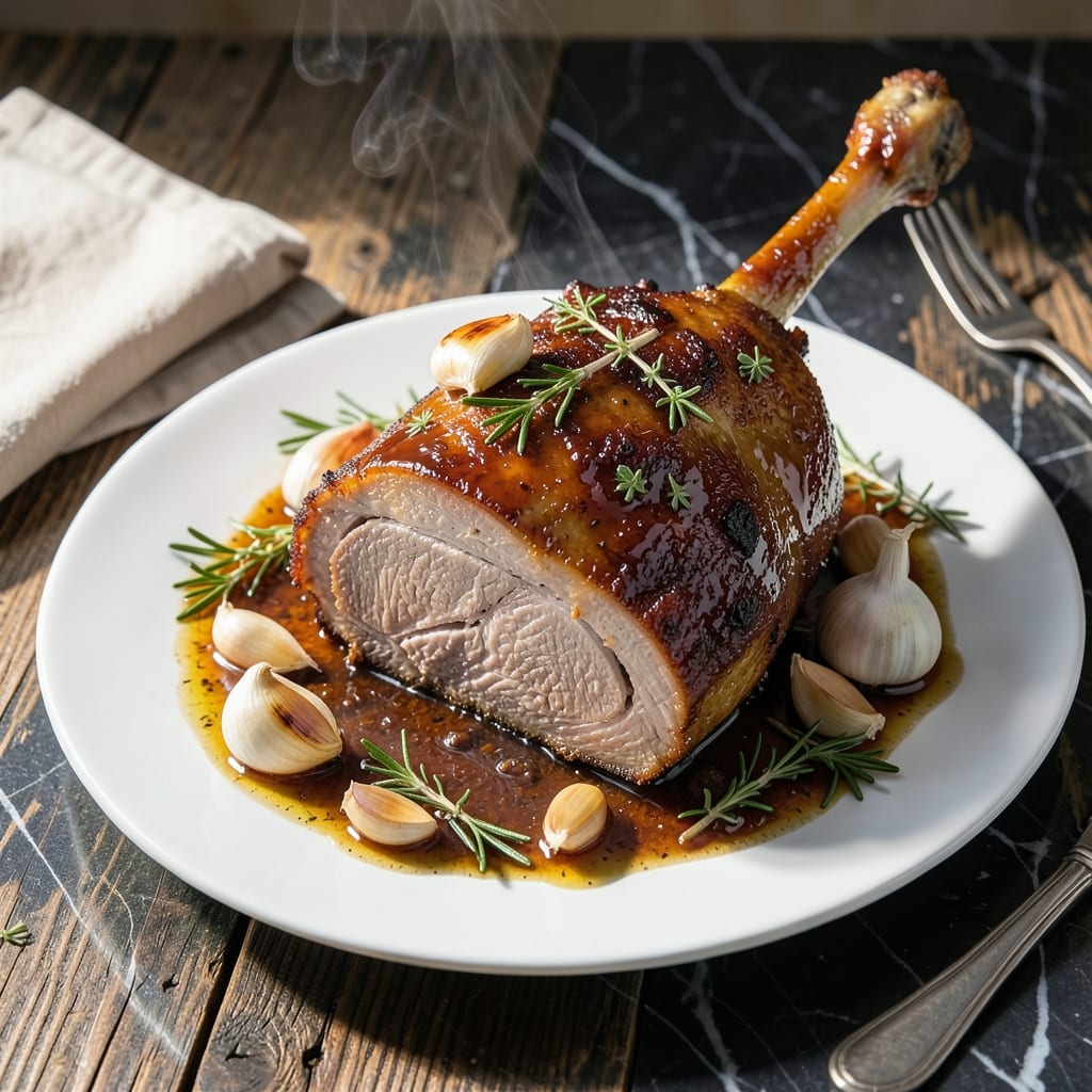 Christmas Honey Garlic Pork Roast Recipe: Festive Glazed Holiday Centerpiece