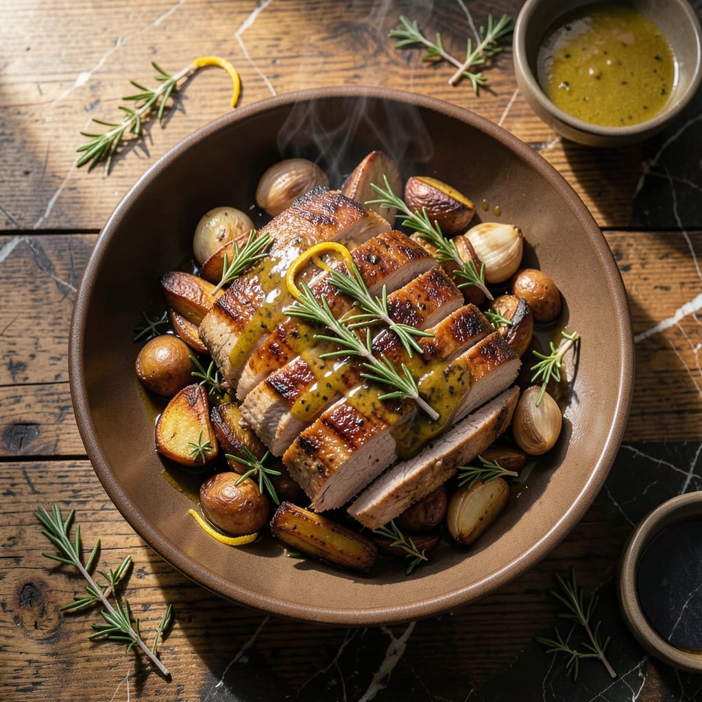 Boneless Pork Loin Roast Recipe Mustard: Herb-Crusted with Sharp Tang